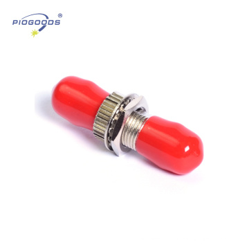 Adaptateur fibre optique simplex ST mono mode rouge